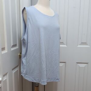 Jockey  Apparel Lt. Blue Workout Tshirt Womens 3X Tagless Nice!